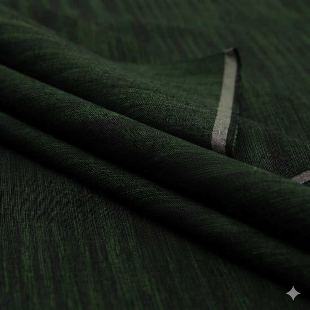 Men’s Unstitched Khaddar Slub Suit TR GREEN