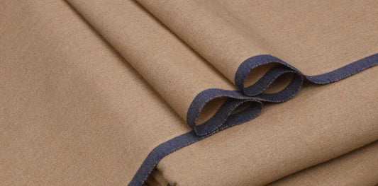 Men's Kamalia Khaadar premium quality camel brown